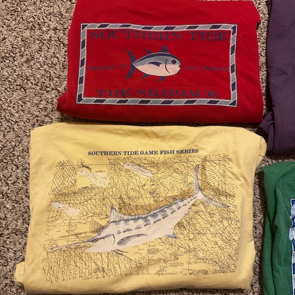 Lot of 4 Sputhern Tide T-Shirts size XL multiple designs and colors - Picture 2 of 12